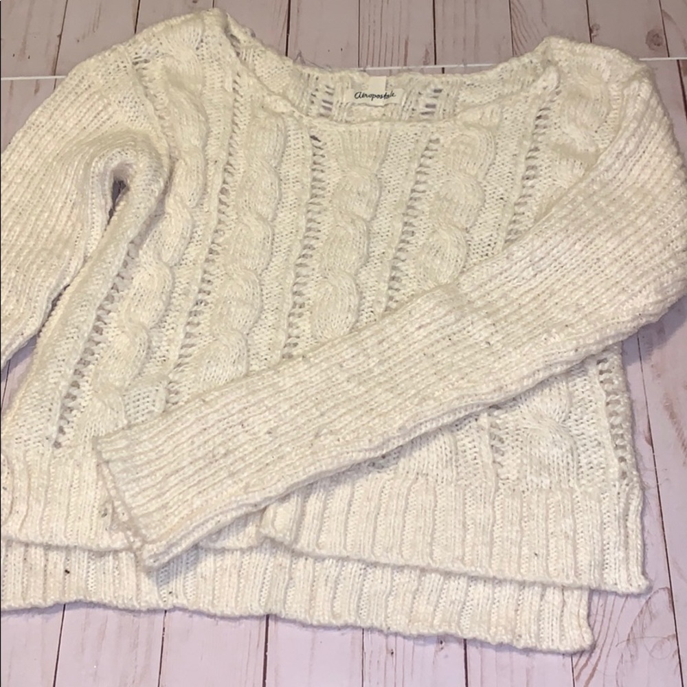 Cream sweater